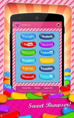 Candy Browser android App screenshot 9