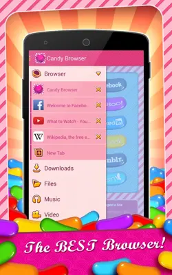 Candy Browser android App screenshot 10