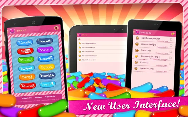 Candy Browser android App screenshot 2