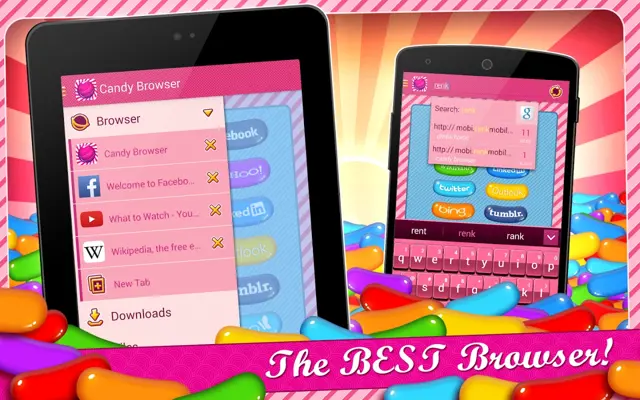 Candy Browser android App screenshot 4