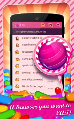 Candy Browser android App screenshot 6